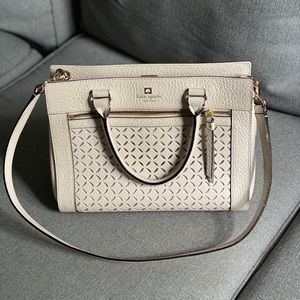 Kate Spade cream handbag